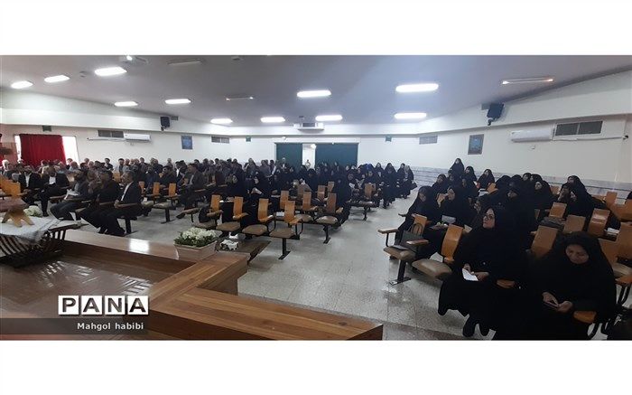 برگزاری همایش مهر رضوی، مدرسه تحول گرا و معلم تاثیرگذار برای مدیران متوسطه ناحیه۷مشهد/فیلم