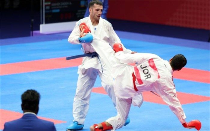‌شکست سنگین نماینده کاراته ایران مقابل حریف اردنی