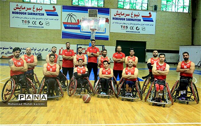 شانزدهمین مرحله اردوی بسکتبال با ویلچیر مردان