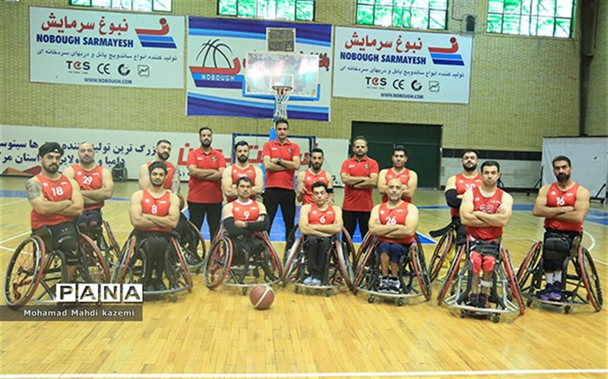 شانزدهمین مرحله اردوی بسکتبال با ویلچیر مردان