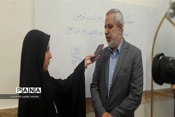آیین افتتاح دبیرستان دخترانه خیرساز فاطمه سادات حسینی در روستای فرخد منطقه تبادکان