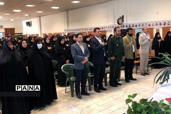نواختن زنگ حمایت از مردم فلسطین در ناحیه دو شهرری