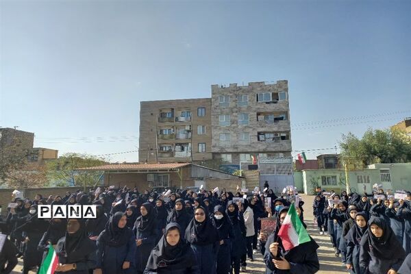 زنگ مقاومت در مدارس شهرستان ساوه