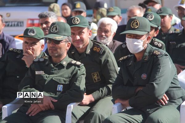 صبحگاه مشترک نیروی انتظامی شهرستان کوهسرخ