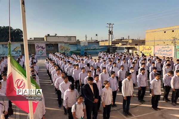 نواخته شدن زنگ همبستگی با مردم فلسطین در دبیرستان شاهد باقرالعلوم (ع) بهبهان