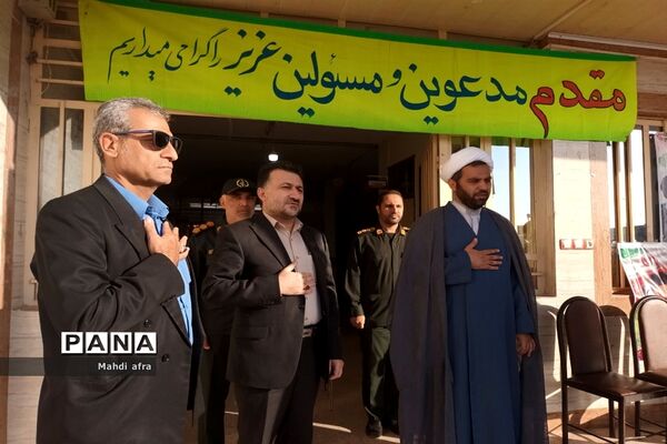 نواخته شدن زنگ همبستگی با مردم فلسطین در دبیرستان شاهد باقرالعلوم (ع) بهبهان