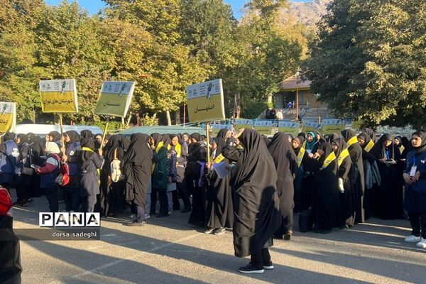 مراسم صبحگاه اردوی ملی خبرنگاری