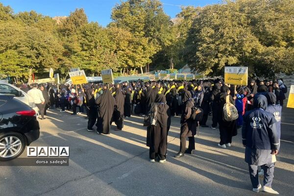 مراسم صبحگاه اردوی ملی خبرنگاری