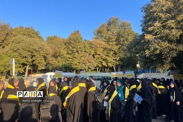 مراسم صبحگاه اردوی ملی خبرنگاری