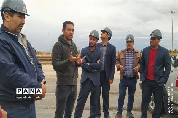 بازدید روسای سازمان دانش‌آموزی خراسان شمالی از آلومینیوم جاجرم