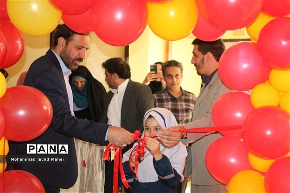 افتتاح اتاق بازی و یادگیری در شهرستان‌قدس