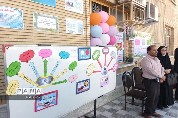 نواختن زنگ هفته بهداشت روان در دبیرستان یعقوب بهبهانی