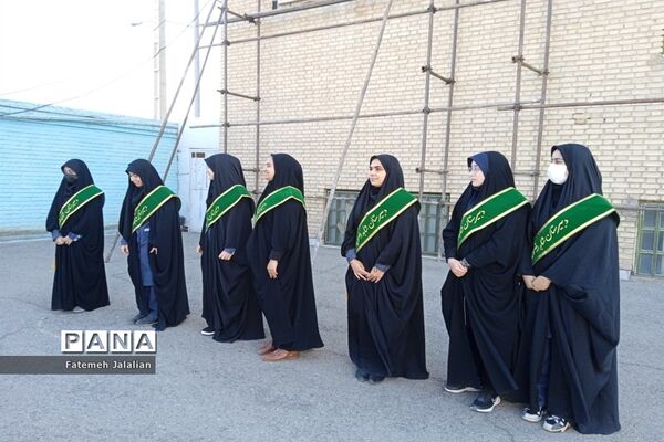 مراسم یادواره شهدا در دبیرستان شاهد رضویه قم