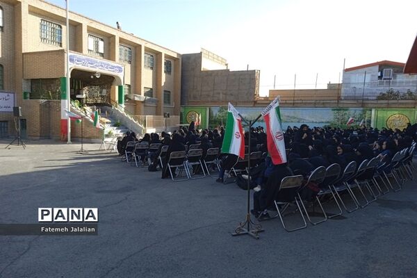 مراسم یادواره شهدا در دبیرستان شاهد رضویه قم