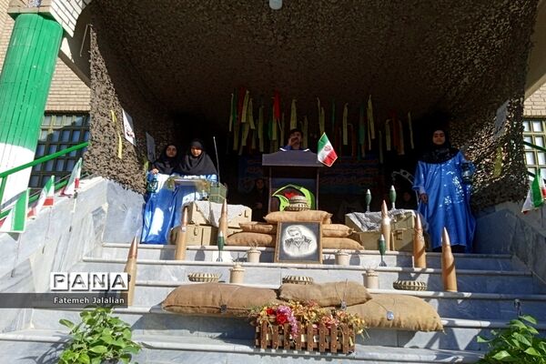 مراسم یادواره شهدا در دبیرستان شاهد رضویه قم
