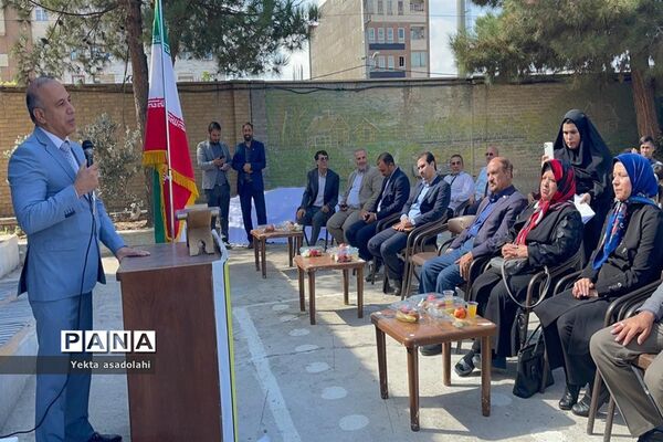 افتتاحیه مدرسه خیرساز، زنده یاد ریحانی در رباط‌کریم