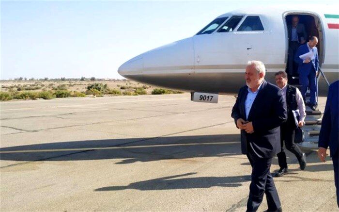 وزیر صنعت، معدن و تجارت وارد شیراز شد