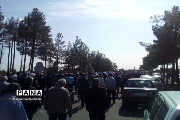 برگزاری مراسم راهپیمایی حمایت از طوفان الاقصی در سبزوار