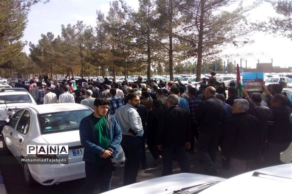 برگزاری مراسم راهپیمایی حمایت از طوفان الاقصی در سبزوار