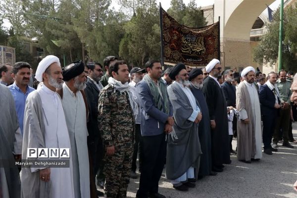 راهپیمایی ضد رژیم صهیونیستی در مهریز