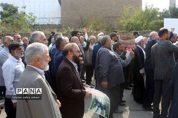 حمایت از مردم فلسطین در نماز جمعه گلوگاه