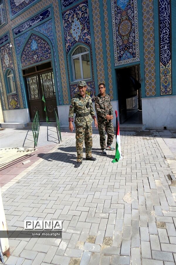 برگزاری راهپیمایی برای حمایت از کودکان فلسطینی در بجنورد