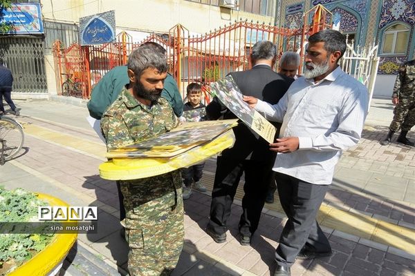 برگزاری راهپیمایی برای حمایت از کودکان فلسطینی در بجنورد