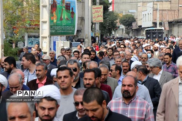فریاد «مرگ بر اسرائیل» در شهرستان قدس طنین انداز شد
