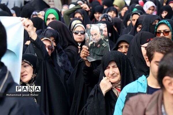 فریاد «مرگ بر اسرائیل» در شهرستان قدس طنین انداز شد