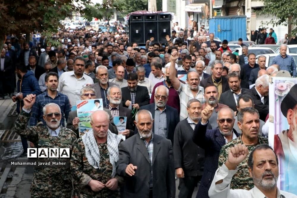 فریاد «مرگ بر اسرائیل» در شهرستان قدس طنین انداز شد