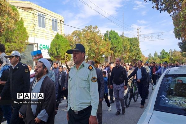 راهپیمایی پرشور مردم جاجرم در حمایت از فلسطین و عملیات طوفان الاقصی