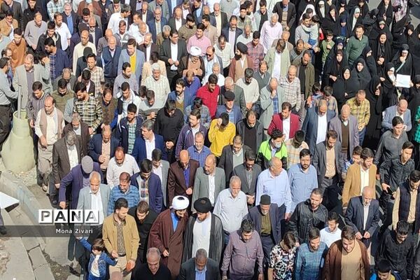 راهپیمایی مردم ولایت‌مدار گلستان در حمایت از مردم فلسطین