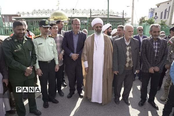 راهپیمایی حمایت از مردم مظلوم غزه در شهرستان میاندورود