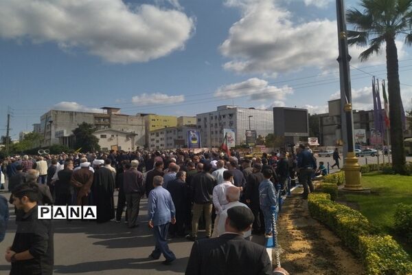 آمل یک صدا در حمایت از فلسطین