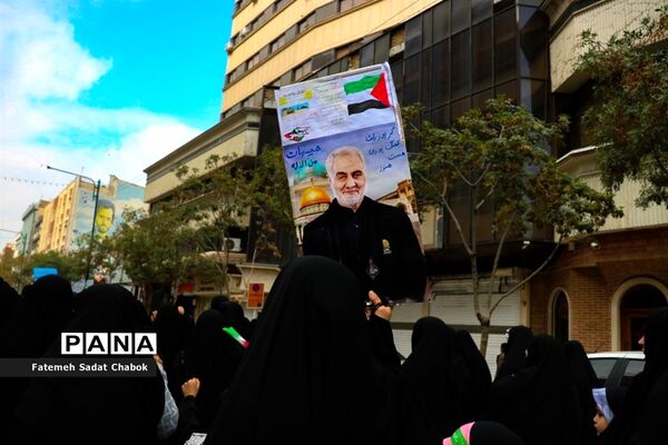 راهپیمایی مردم مشهد در حمایت از فلسطین