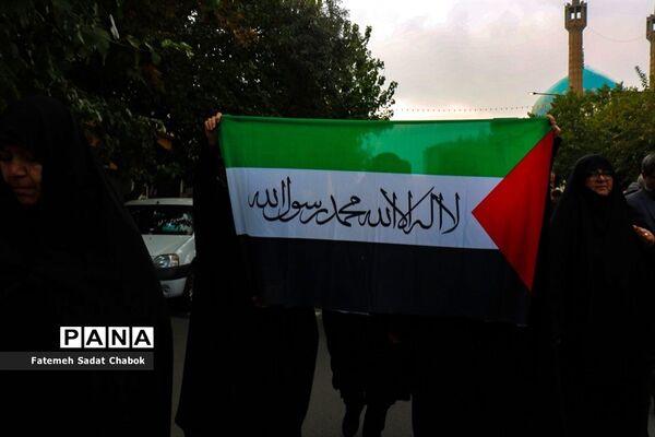 راهپیمایی مردم مشهد در حمایت از فلسطین