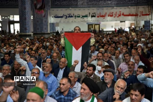 راهپیمایی مردم خراسان جنوبی در حمایت از عملیات طوفان الاقصی