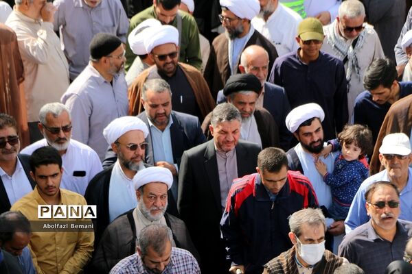 راهپیمایی مردم قم در حمایت از مبارزان فلسطینی