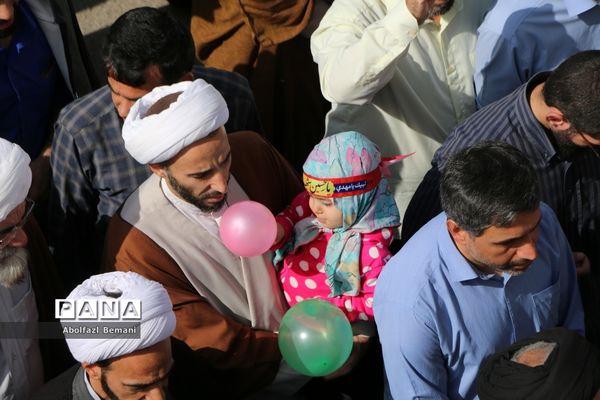 راهپیمایی مردم قم در حمایت از مبارزان فلسطینی