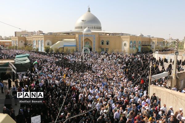راهپیمایی مردم قم در حمایت از مبارزان فلسطینی