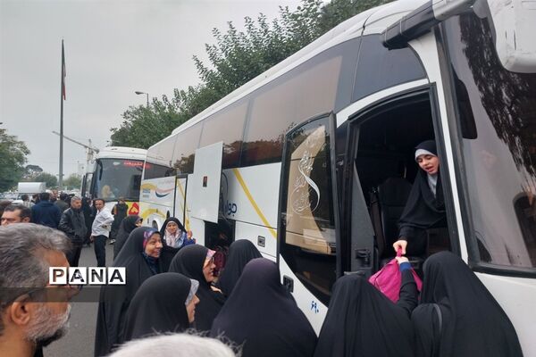 اعزام اردوی راهیان نور دانش‌آموزان منطقه ۱۱ شهر تهران