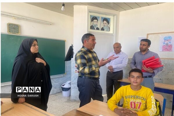 بازدید رئیس اداره آموزش و پرورش استثنایی ازمدارس شهرستان ششتمد