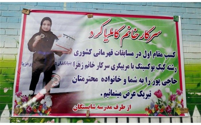 کسب مقام اول در مسابقات کشوری کیک بوکسینگ توسط دانش‌آموز مدرسه شایستگان ملارد