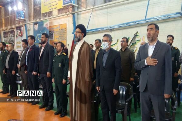 برگزاری رزمایش جهادگران فاطمی شهرستان‌پیشوا به‌مناسبت هفته تربیت‌بدنی
