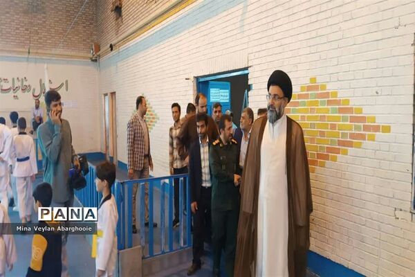 برگزاری رزمایش جهادگران فاطمی شهرستان‌پیشوا به‌مناسبت هفته تربیت‌بدنی