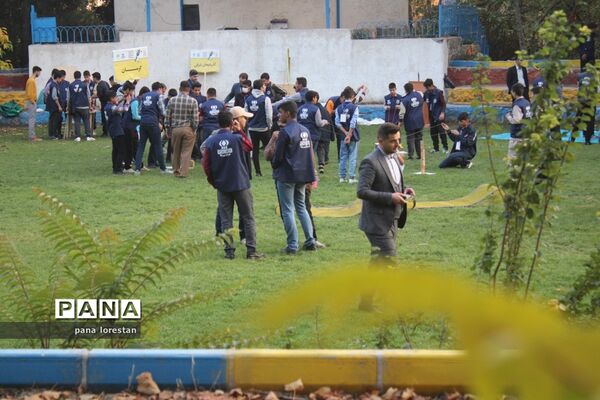 برگزاری بازی‌های تاما توسط دانش‌آموزخبرنگاران پانای لرستان در اردوگاه شهید باهنر تهران