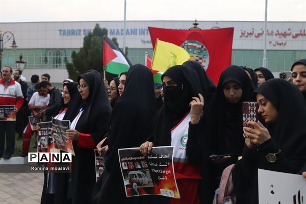 اجتماع طلاب، دانشجویان، دانش‌آموزان به درخواست گروه‌های مقاومت فلسطین