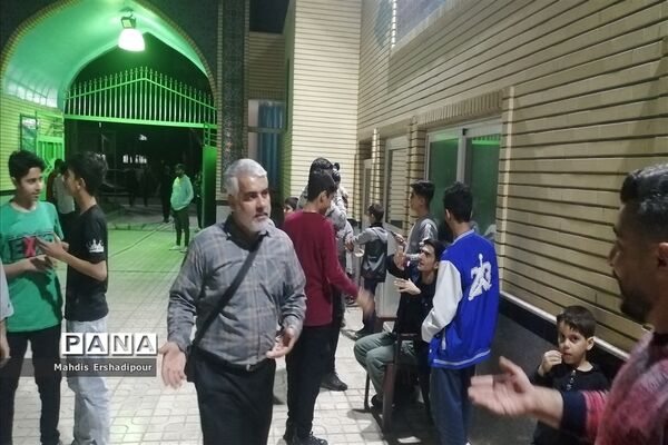 برگزاری مسابقات ورزشی در شهرک شهید درخشان رابط کریم