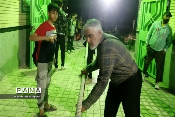 برگزاری مسابقات ورزشی در شهرک شهید درخشان رابط کریم