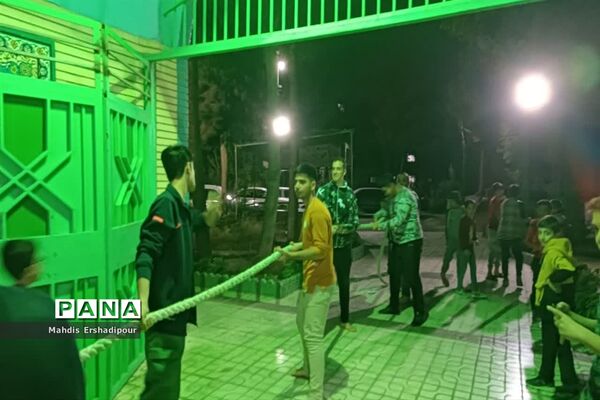 برگزاری مسابقات ورزشی در شهرک شهید درخشان رابط کریم